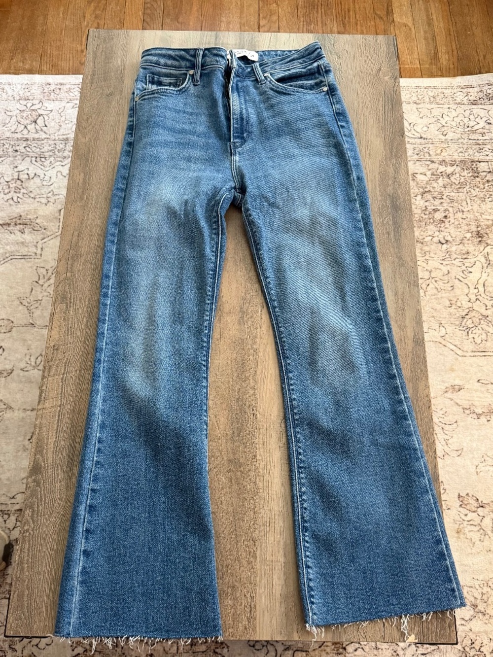 Just Black Denim Cropped Flare